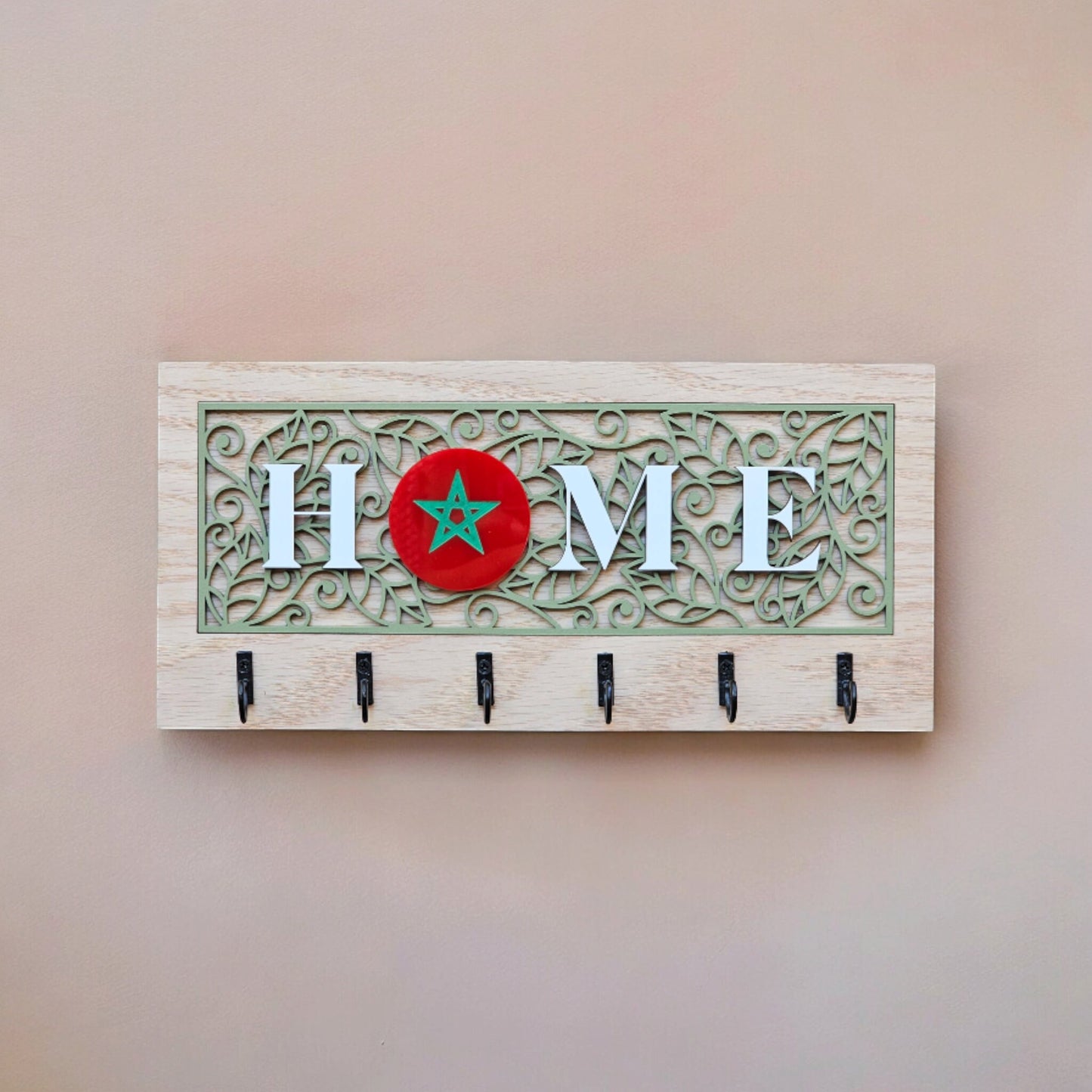 Home Key Hanger, new home gift, custom key holder, custom key rack.