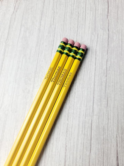 Personalized pencils, custom name pencils, engraved pencils, pastel pencils, personalized pencils for student, back to school gift