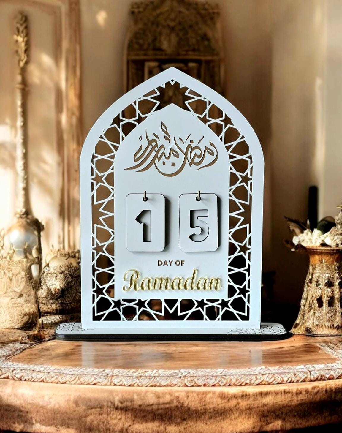 Ramadan Countdown Calendar. Ramadan and Eid Decor. Days till Eid. Ramadan Gifts.